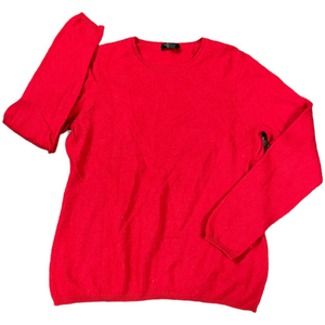 Cashmere Charter Club Luxury Red Sweater Size‎ Large